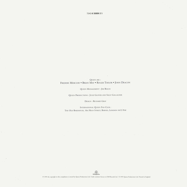 Queen  The Ultimate Collection : Box Back